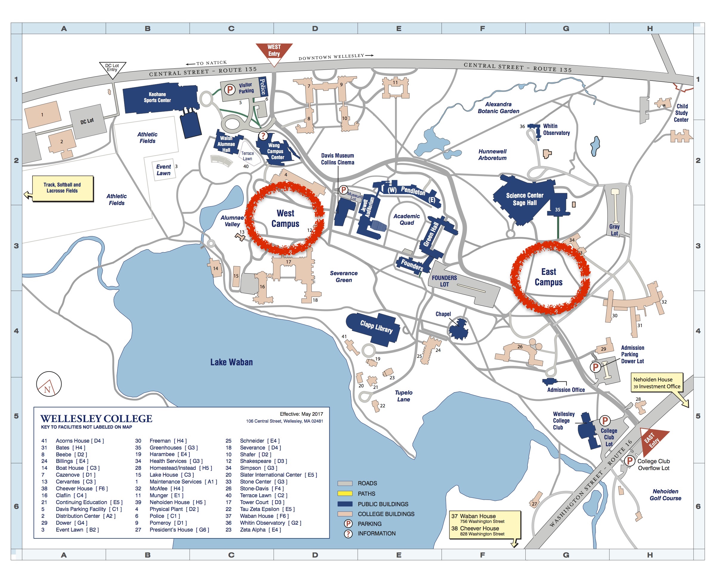 Newton Wellesley Hospital Campus Map